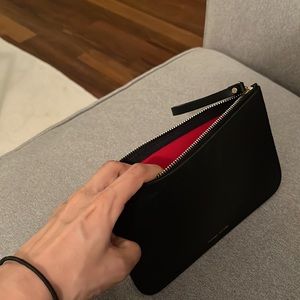 MG small zip wristlet.